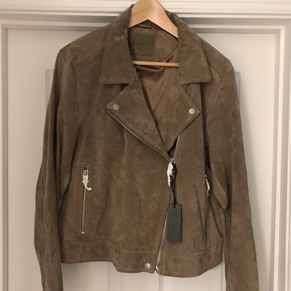BlankNYC Suede Moto Jacket